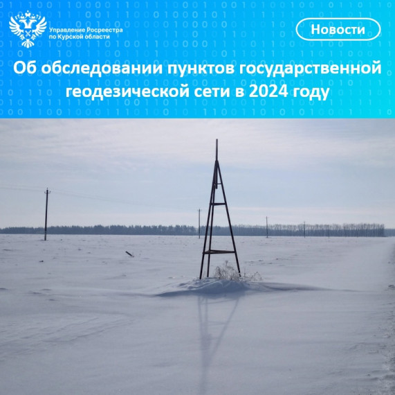 Об обследовании пунктов государственной геодезической сети в 2024 году. Об обследовании пунктов государственной геодезической сети в 2024 году.